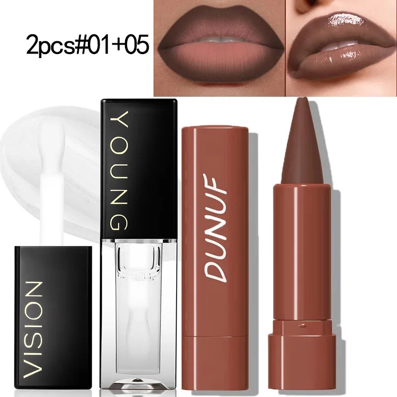 Gradient Lip Liner Pen with Matte Velvet Finish -