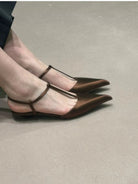 Brand Shoes for Women Sexy Pointed Toe Women's Sandals Comfortable Low Heel Trendy Sandal Simple Versatile Large Size Pumps -