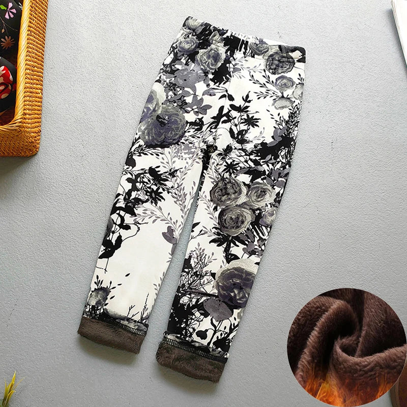 Baby Girl Clothes Kid Legging Girl Winter Autumn Thick Warm Cartoon Leggings Pants Boys Girls Leggings Plus Velvet Trousers -