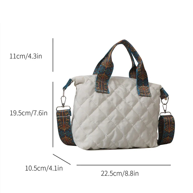 Elevate your style with these luxury designer shoulder crossbody bags for women. Featuring a quilted padded design from a top designer brand, these handbags are perfect for adding a touch of elegance to any outfit. -