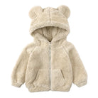 Thicken Warm Girls Winter Coat Cartoon Long Sleeve Hooded Coat for Girls Fashion Solid Color Kids Coat 1-6 Years -