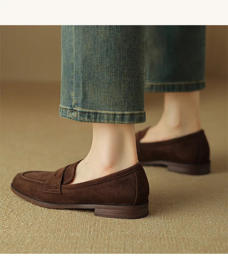 Brown Casual Flats -