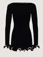 Women's Mini Dress Ruffled High Waist Elegant (Slim Fit) -
