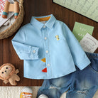 Dress your baby boy comfortably with this stylish long sleeve outfit—perfect for cooler days and playtime! -