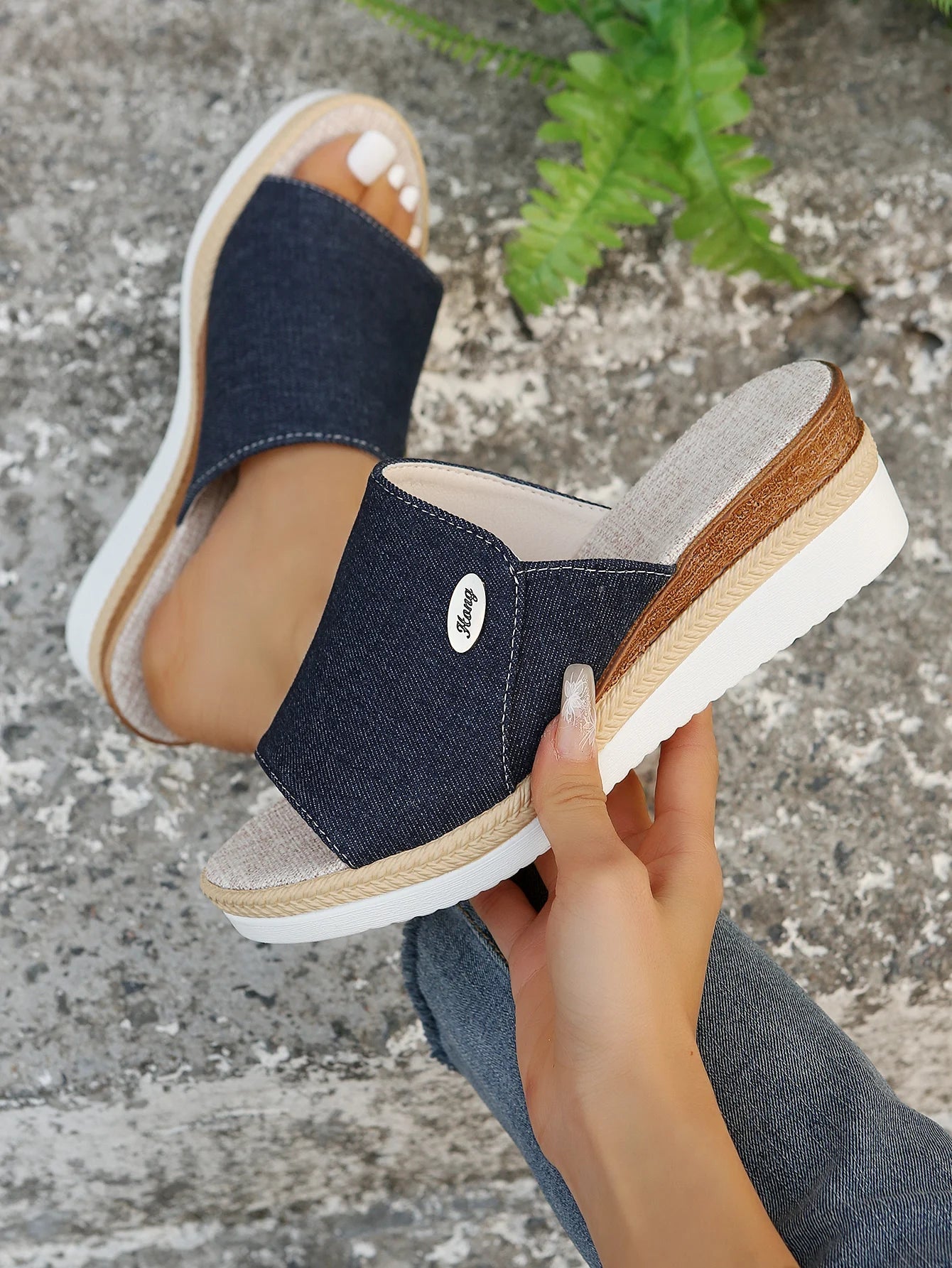 Women's High Heels Slippers New Summer Beach Platform Wedge Sandals Female Fashion Outdoor Ladies Slides Sandalias Mujer -
