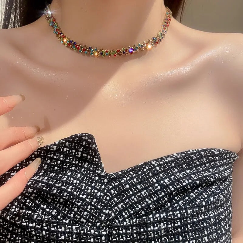 Rhinestone Choker -