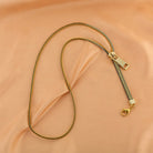 Niche design sense two wear zipper collarbone necklace women's -