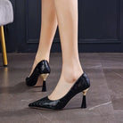 Shoes For Women 2025 High Heels Ladies Summer Footwear Pointed Toe Red Pumps Evening On Heeled Casual Social Korean Style Slip -