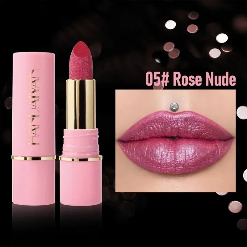 8 Colors Lipstick (Metallic) -