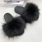 Faux Fur Slippers Women -
