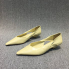 Shoes for Woman 2024 Comfortable Women's Summer Footwear Moccasins Blue Low Heel Elegant Pointed Toe High Quality Popular Young -