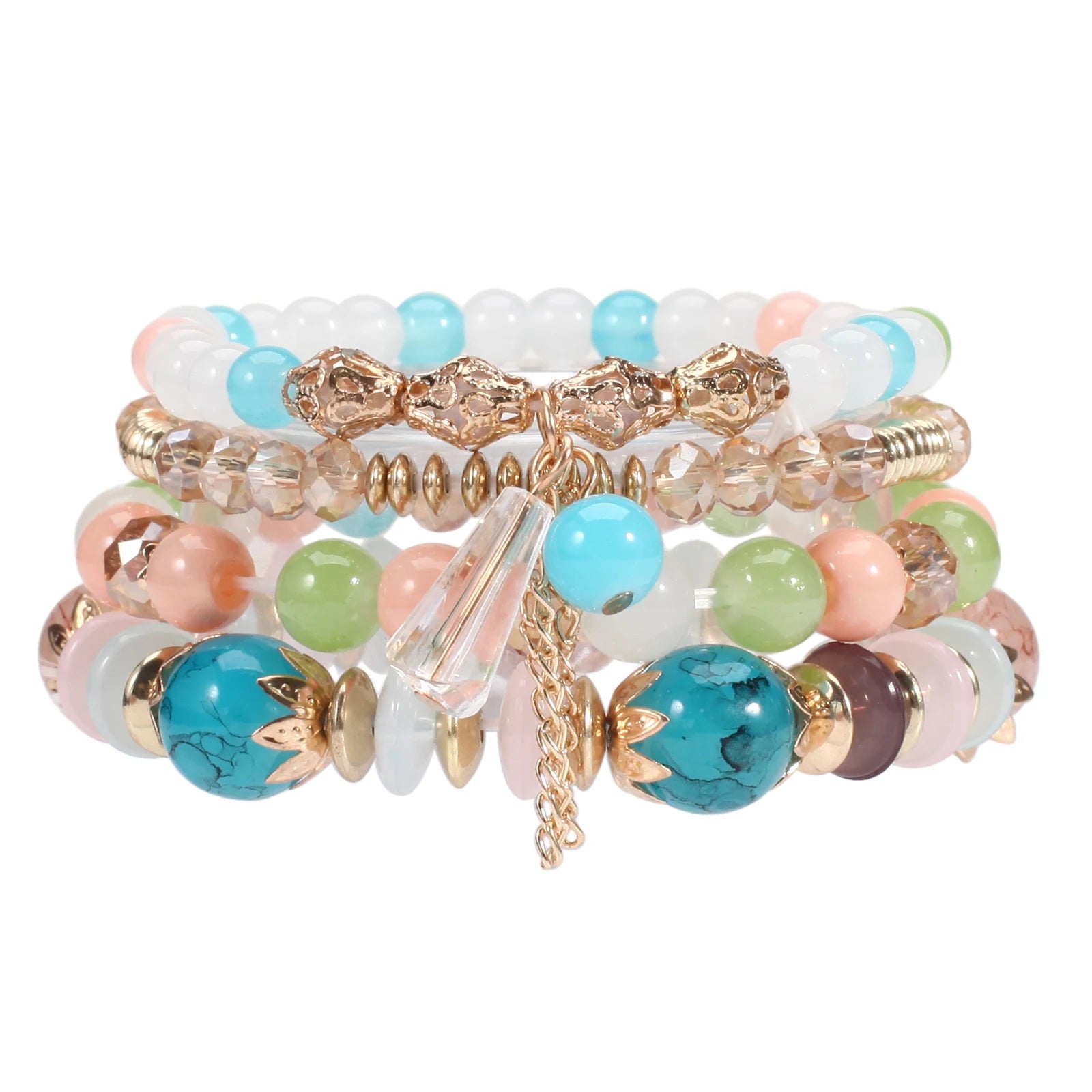 Stackable Bead Bracelets -