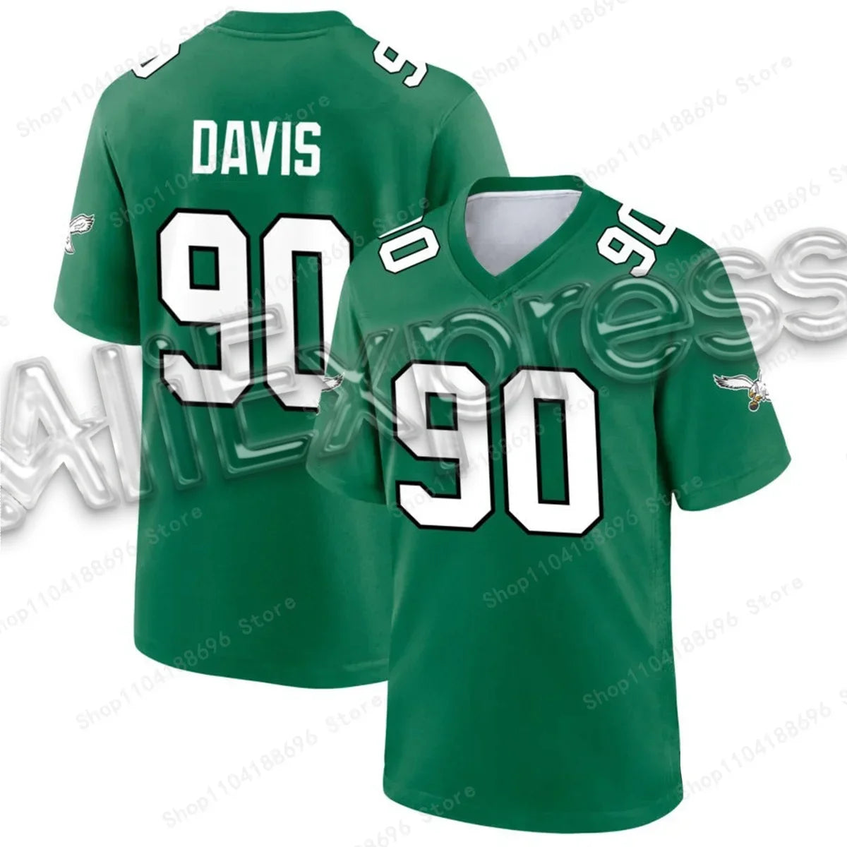 Philadelphia Eagles Game Jersey - Kelly Green -