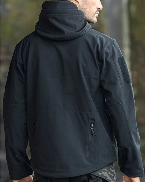 Stay prepared for any weather conditions with this tactical windproof and waterproof jacket for men. This versatile and durable jacket is perfect for outdoor activities and ensuring optimal protection from the elements. -
