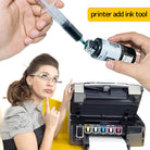 Glue Applicator Syringe with Blunt Tip Needle and Cap, for Liquid, Glue, Ink, Perfume, Lip Gloss Making -