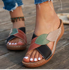 Women's Sandals 2025 Summer Shoes Woman Mix Color Heels Sandals Summer Women Slippers Elegant Heeled Footwear Chaussures Femme -