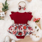 Dress your baby girl in adorable comfort with this striped cotton jumpsuit featuring a sweet bowknot—perfect for newborns! -