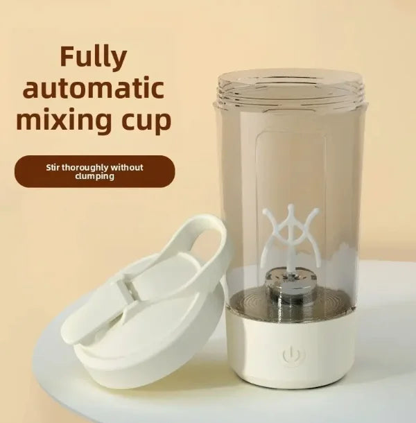Rechargeable electric blender cup | protein powder shaker+coffee/milk/smoothies/protein milkshakes -
