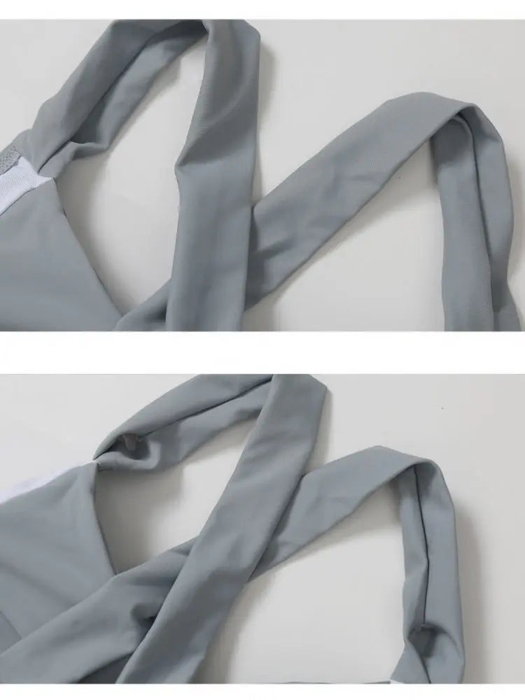 Dive into confidence with this solid color slimming one-piece swimming suit for women! -
