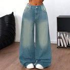 Stay cool and comfy in these trendy baggy jeans for women! -