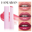 Handaiyan Long Lasting Lipstick Waterproof Moisturizing MIrror Watery Jelly Lip Stick Lip Plumper Lip Balm Makeup -