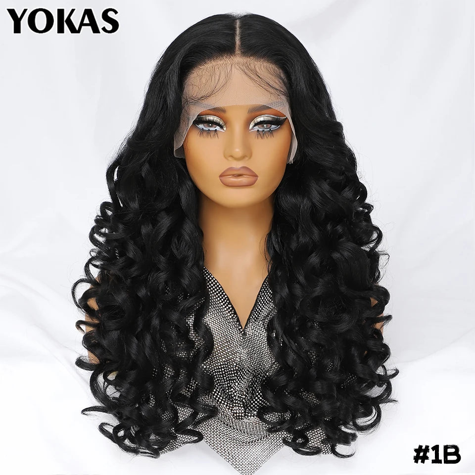 Achieve a stunning look with this Latisha curly 13x6 lace frontal wig. Featuring pre-plucked hairline and baby hair, this wig offers a natural and stylish appearance for a flawless finish. -