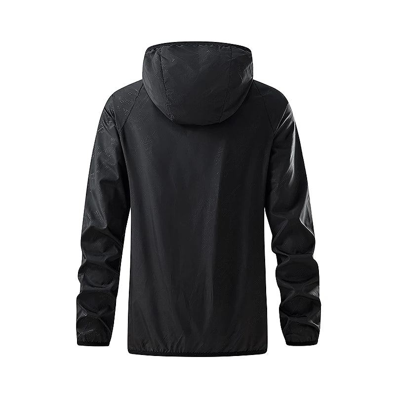 Stay protected during hiking adventures with these waterproof jackets for men and women. Featuring sun protection and windproof capabilities, these jackets are perfect for outdoor excursions, keeping you comfortable and shielded from the elements. -