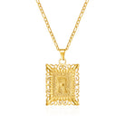 Stainless Steel Initial Letter Necklace For Women & Men -