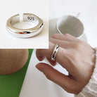 Sterling Silver Hollow Out Rings -