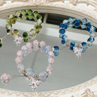 Butterfly Chain Bead Bracelet -