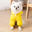 Keep your furry friend cozy and stylish with these soft, warm fleece dog jumpsuits—perfect for colder days and ensuring your pet stays comfortable! -