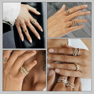 A Niche Two-Color Four-Ring -