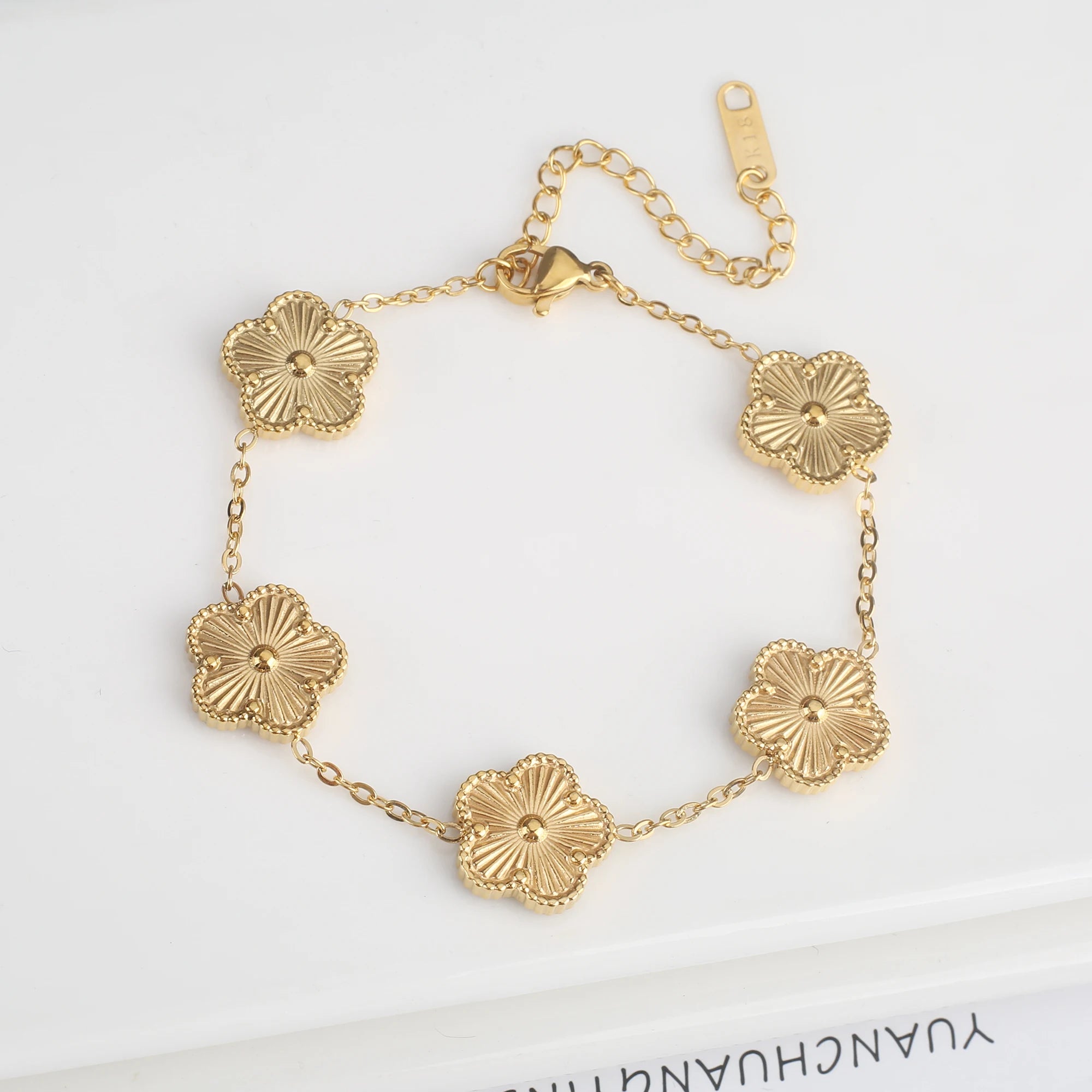 Double Sided Adjustable Charm Bracelet -