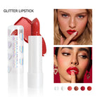 Diamond Pearlescent Lipstick Waterproof Long Lasting Non-stick Cup Matte Velvet Shiny Lipsticks Red Sexy Lips Makeup Cosmetics -