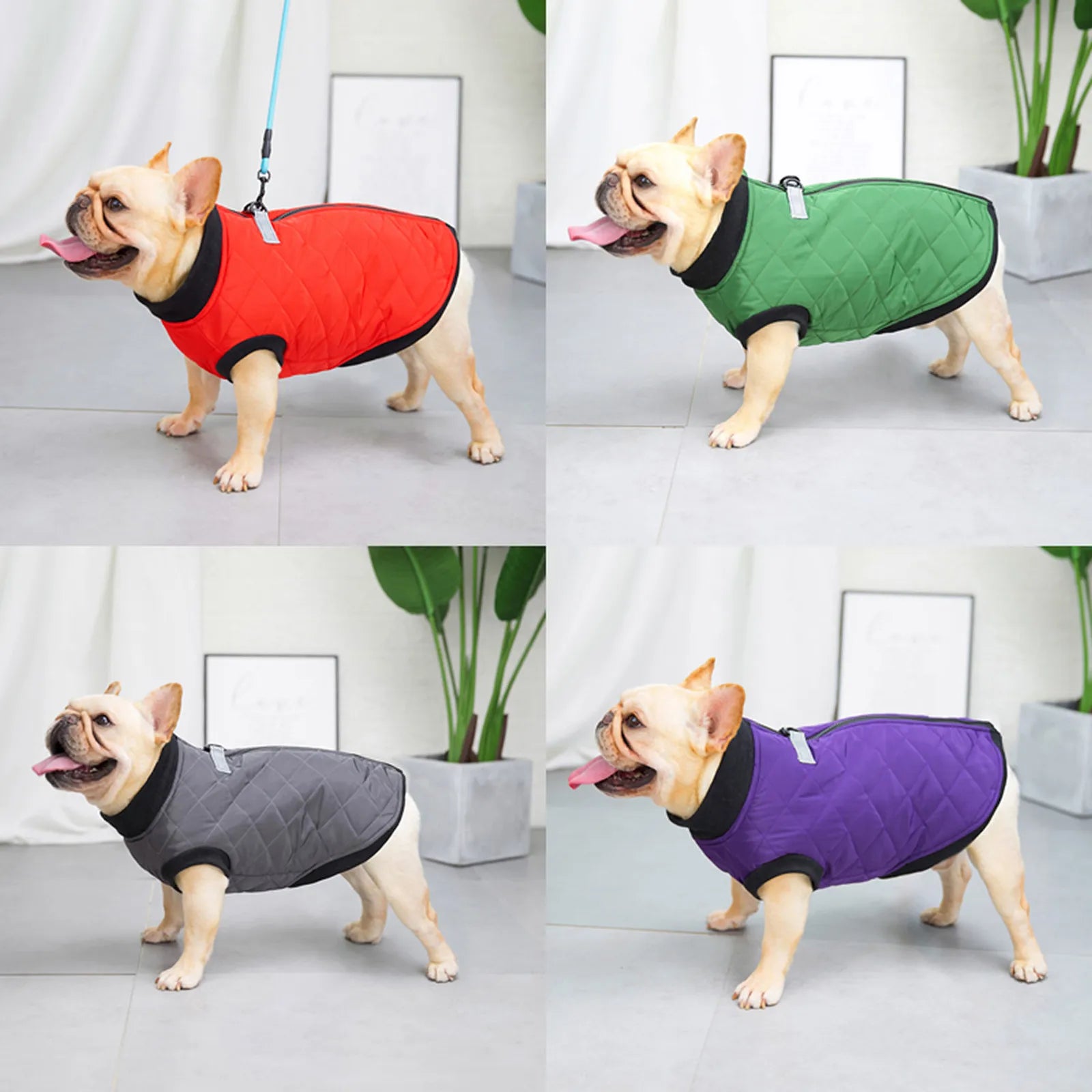 Pet Dog Clothes Winter Warm Padded Dog Clothes Waterproof Pet Coats Vest Jacket For Small Medium dogs Puppy Costumes -