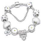 Pink Heart To Heart Beads Charm Bracelets -