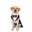 Dress up your pup for the occasion with this fashion-forward party show formal suit featuring a tie bow tuxedo—perfect for making a stylish statement! -