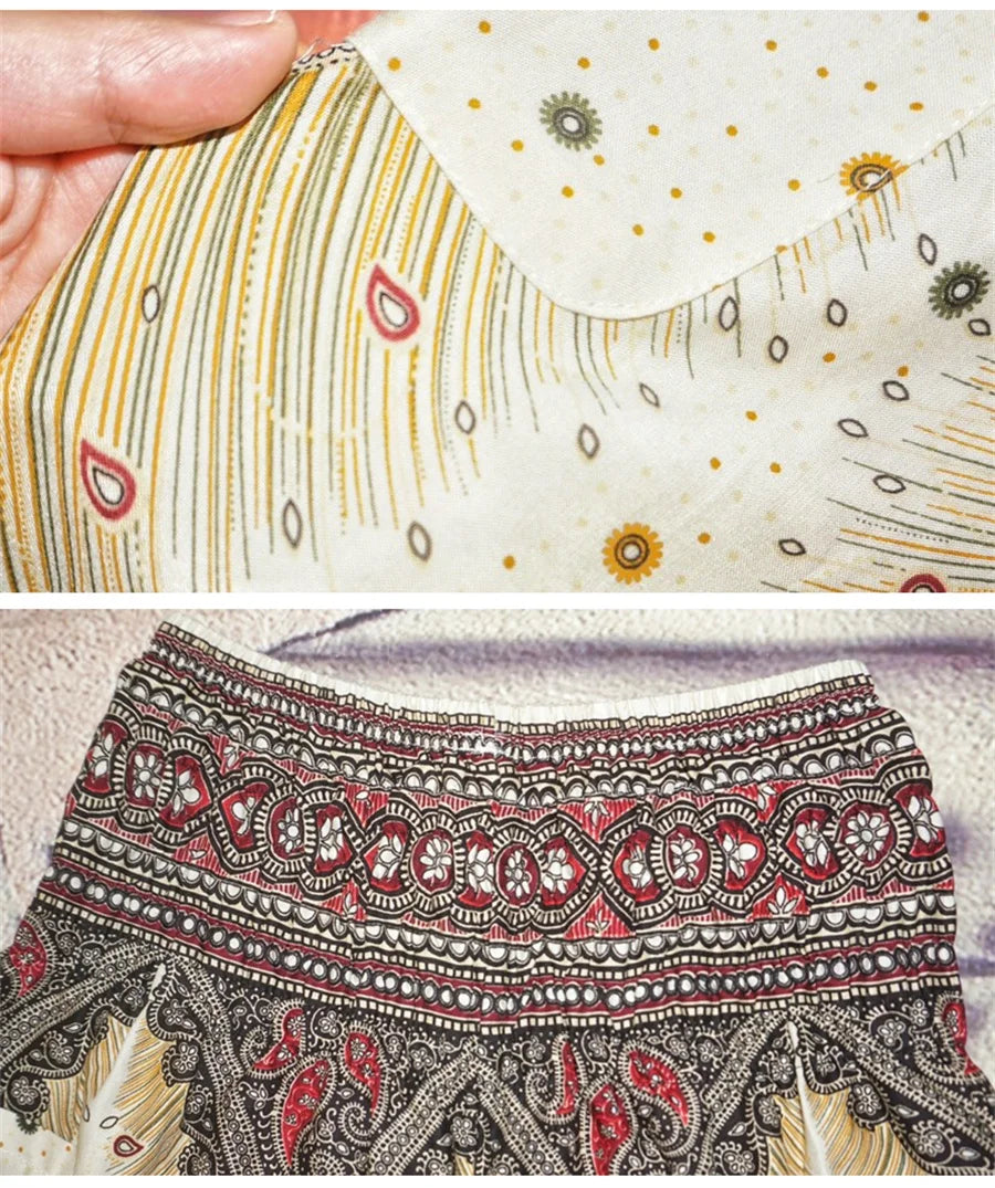 Yoga Pants Women Hippie Harem Printed Leggings Boho High Waisted Pantalone De Mujer Cintura Alta Calca Feminina Beach -