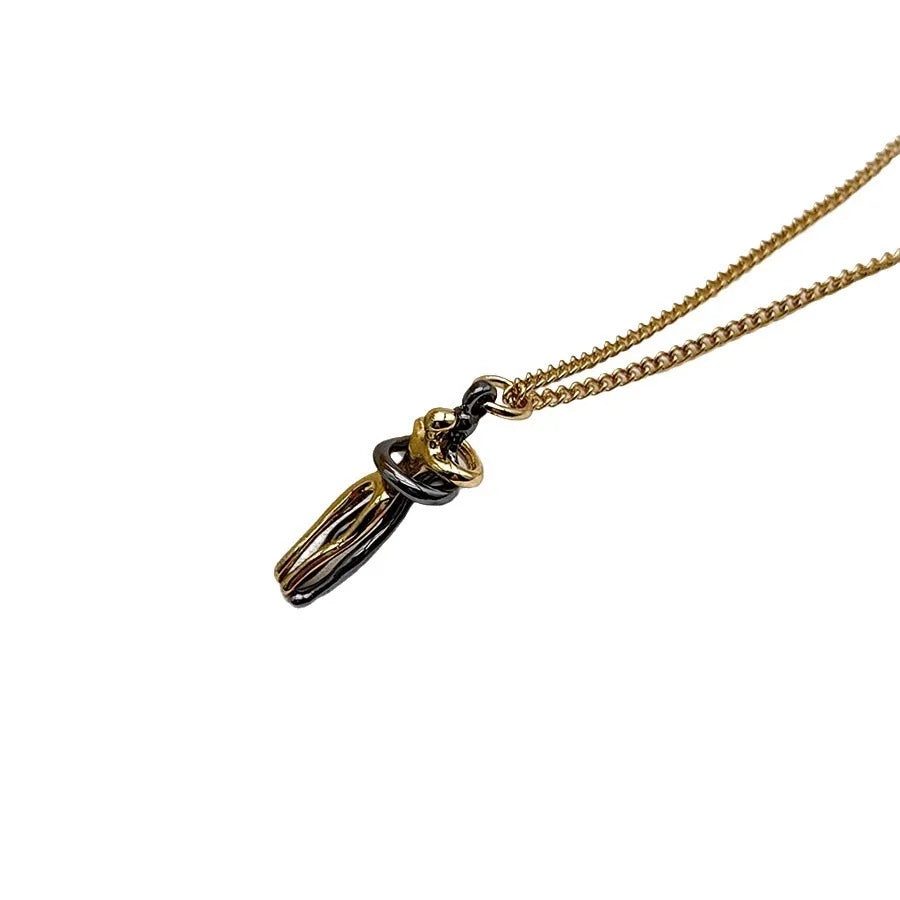 New Creative Couple Embrace Necklace Women's -