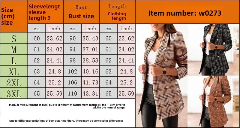 Black Floral Print Short Suit Jacket Long Sleeve Turn-down Collar Women's Fashion Cross-border Cotton Single-piece Blazer -