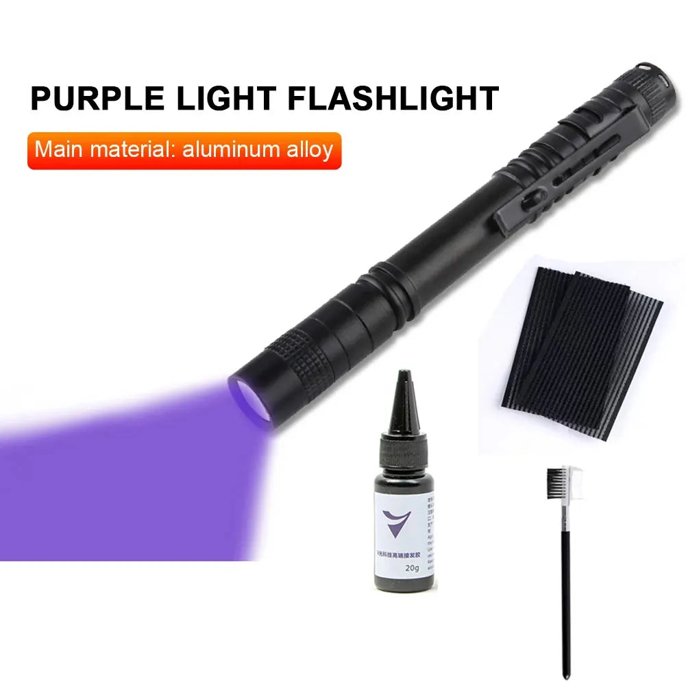 V-Light Hair Extension Set Technology Wig Hair Piece Real Hair Fast Grafting Tool Firm and Traceless tape Hair Extension Tools -