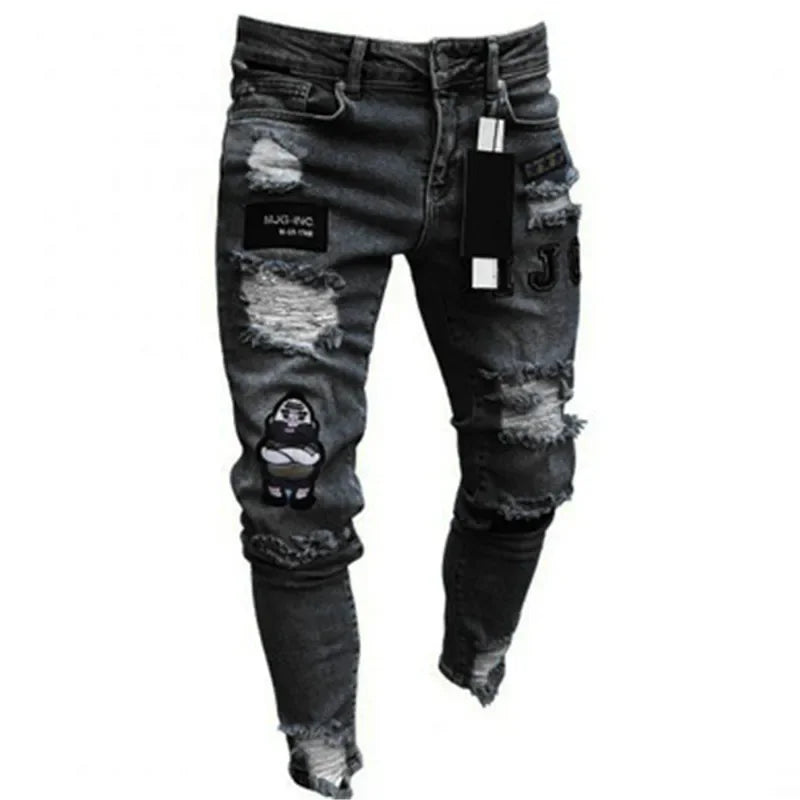 Ripped Jeans Men -