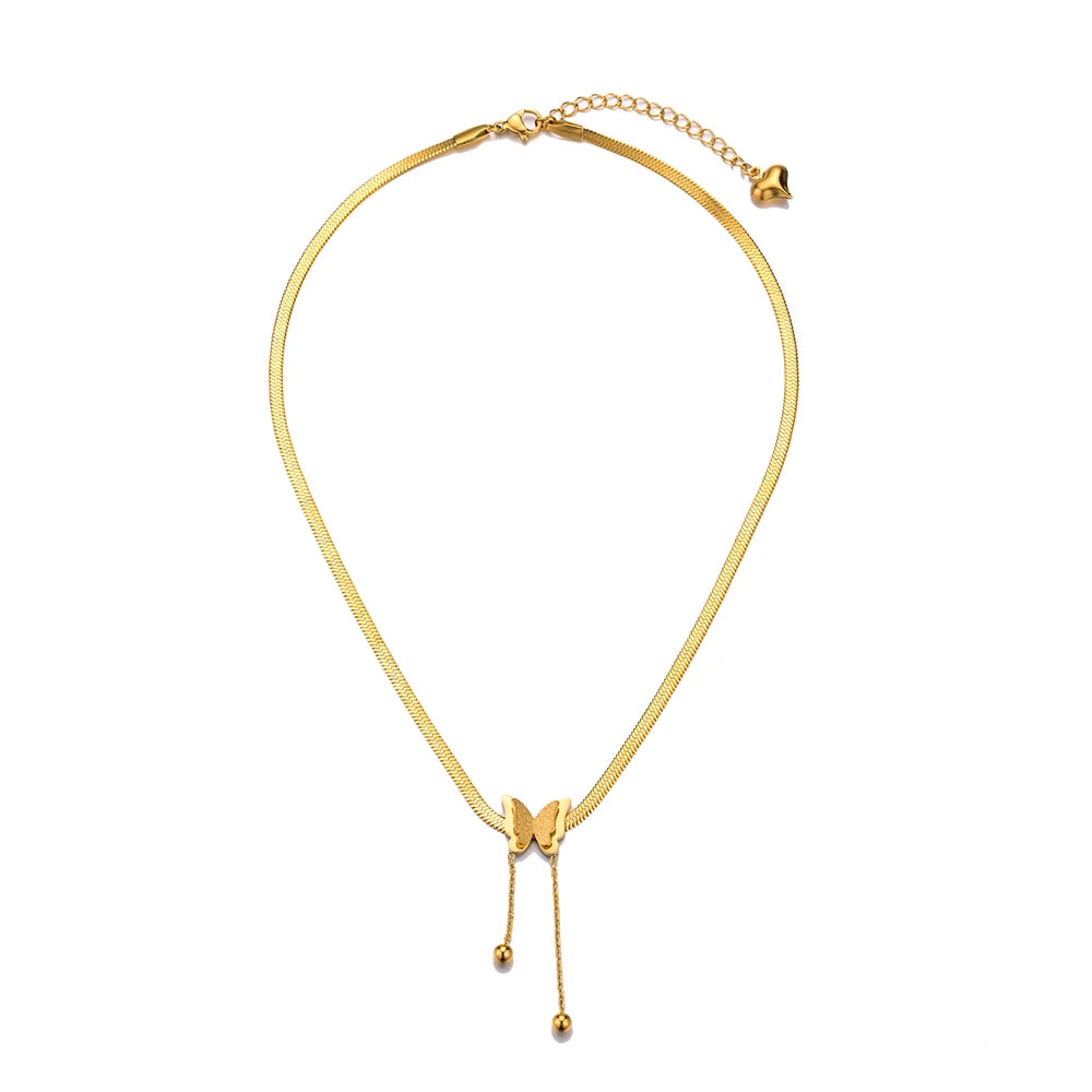 Multilayer Vintage Butterfly Necklace For Women -
