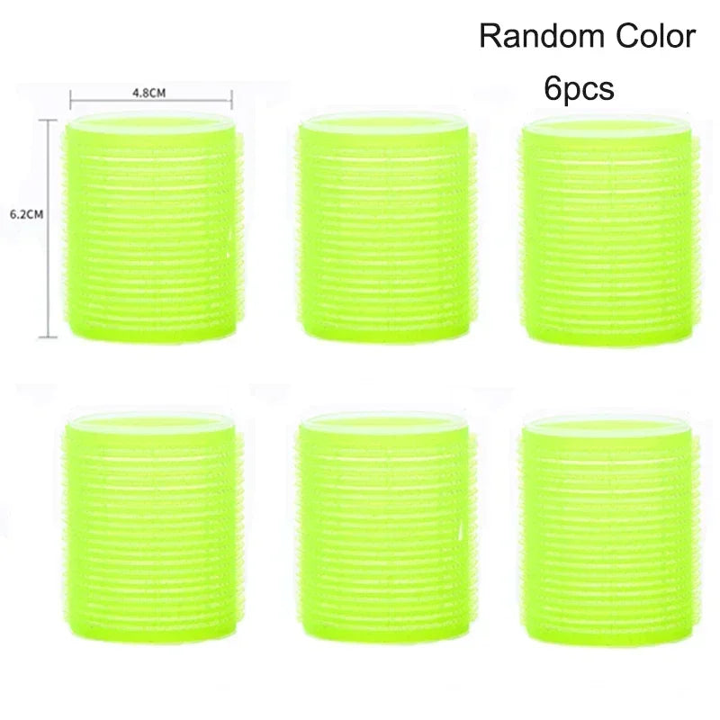 Hair Rollers Self Grip Hook Hair Curlers Heatless Roller Salon Dressing Curlers Jumbo Size Sticky Hair Styling Tools -
