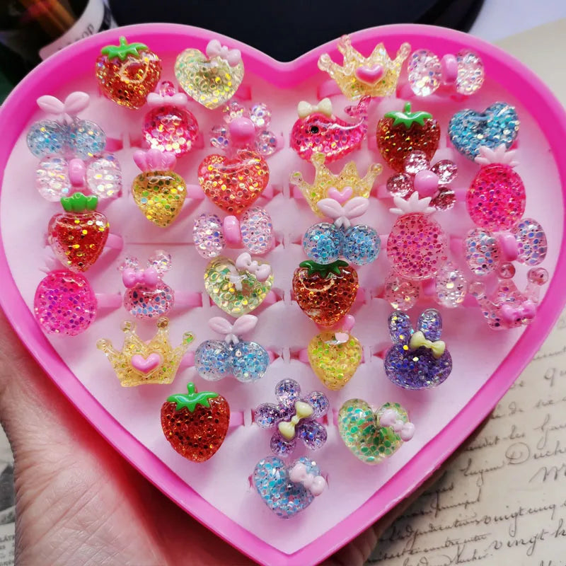 10pcs/lot Children's Cartoon Rings -