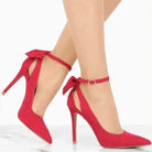 Women's High Heels Bow Tie -