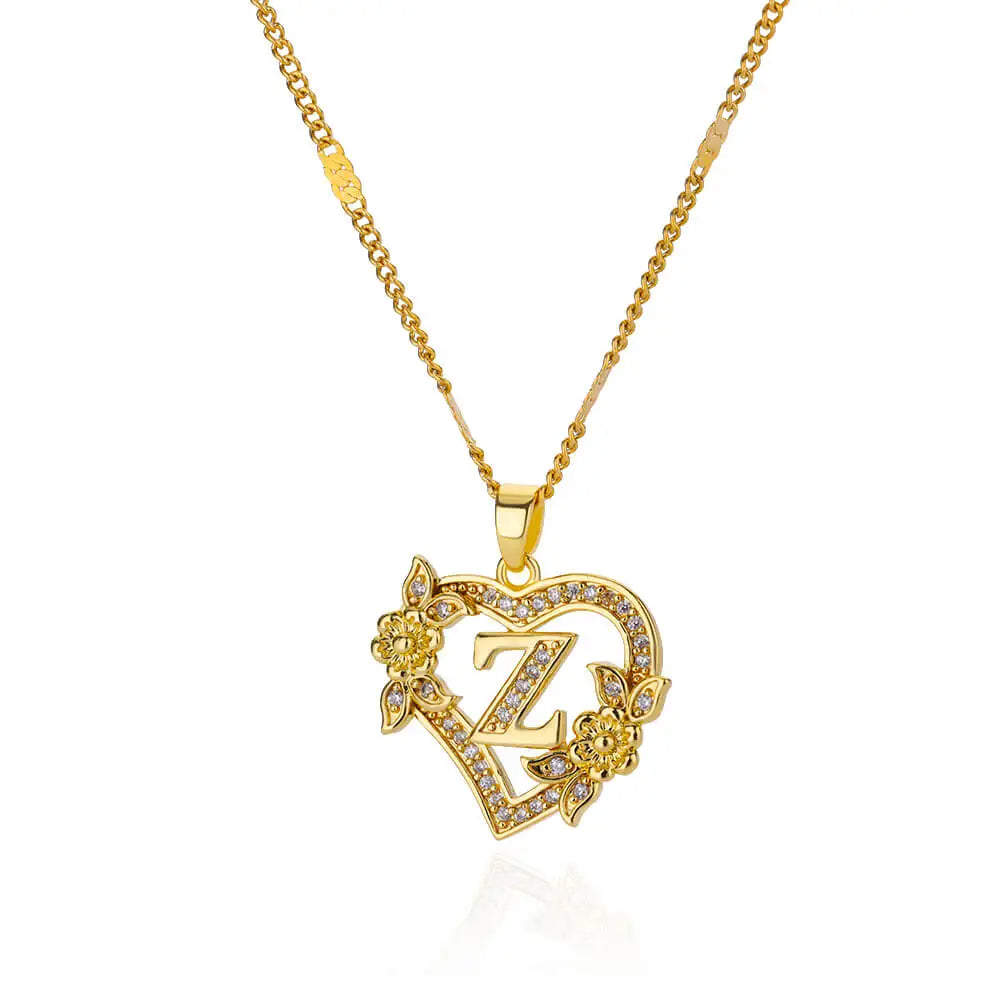 Initial Letter Necklaces -