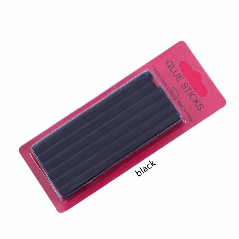 Glue for hair extensions 0.7*10cm Keratin Glue Sticks Hot Melt Glue Sticks To Make Hair Tress Glue Sticks 3 Colors Optional -
