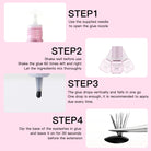 Eyelash Extension Glue 5ml Fast Dry Individual Lashes Glue False eyelash glue Lash Extension makeup tool DIY Cluster Lash Glue -
