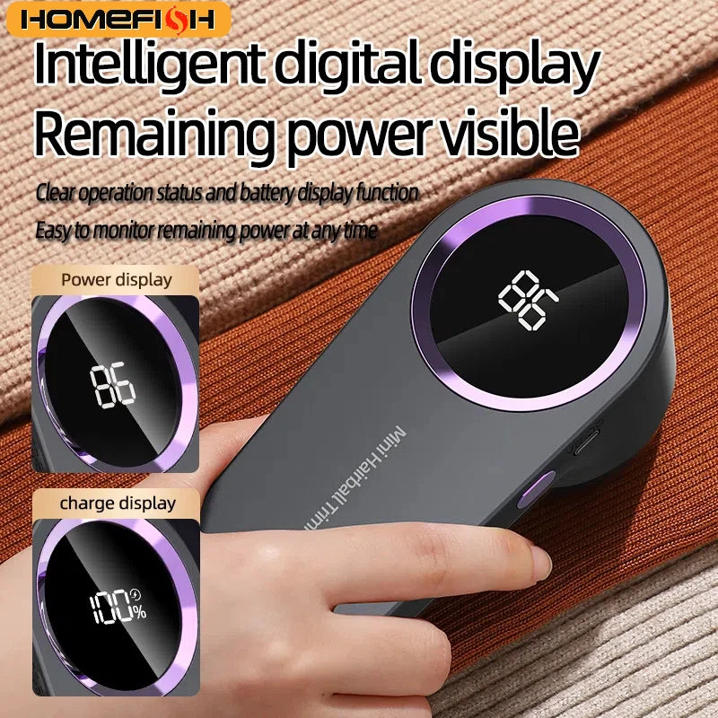 Keep your clothes and fabrics looking fresh and lint-free with this USB charging electric lint remover. Say goodbye to lint and fuzz for a clean and polished appearance! -